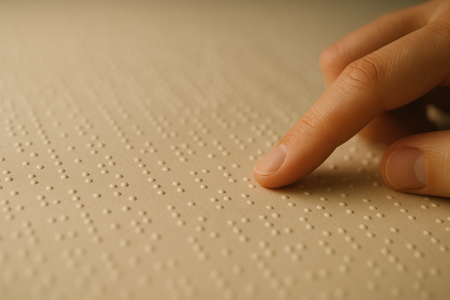Der Braillecode (Blindenschrift)